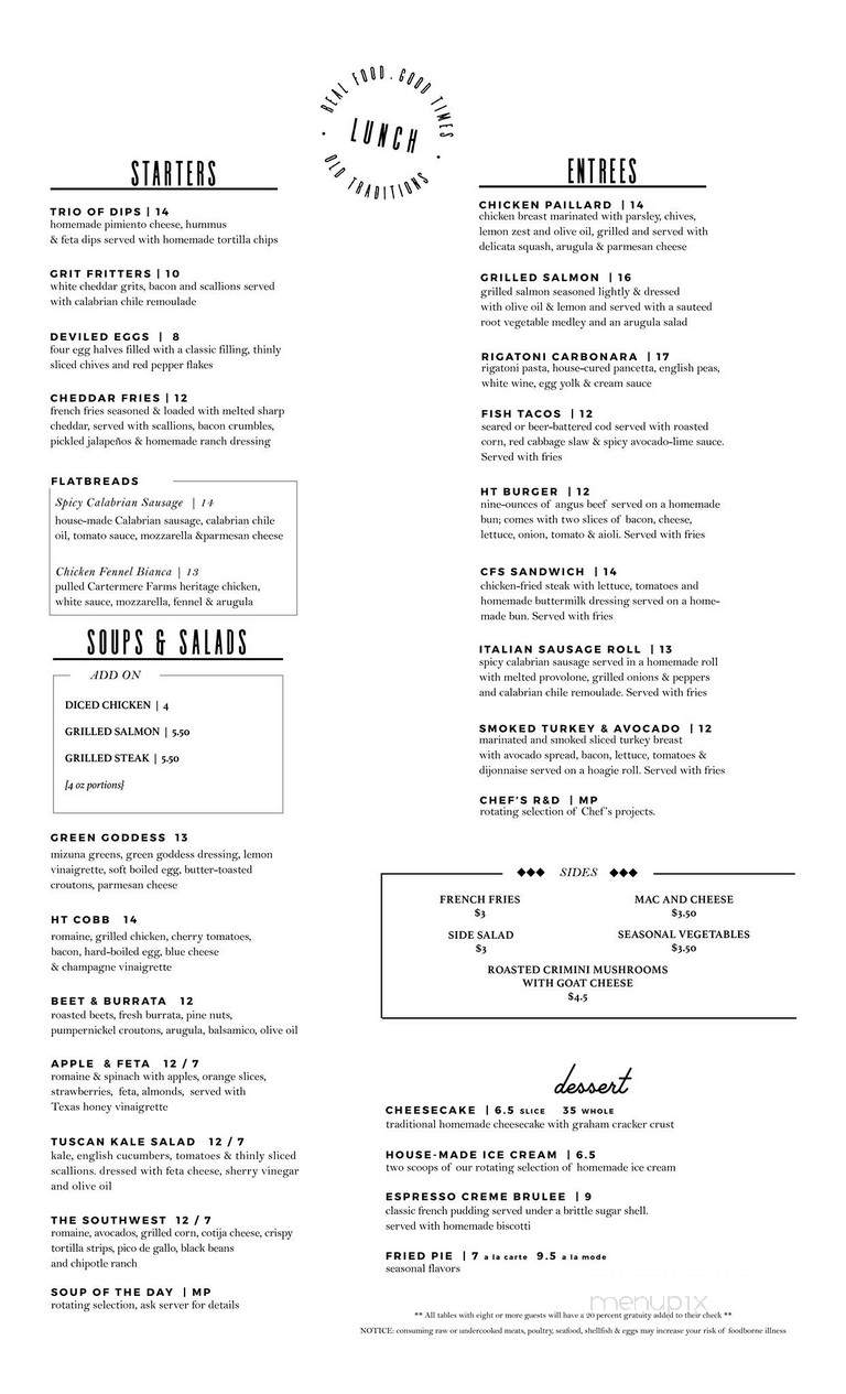 The Heritage Table - Frisco, TX