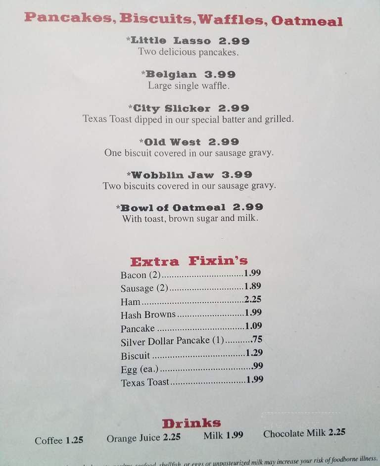 The Hott Box Cafe - Grove, OK menu_pic