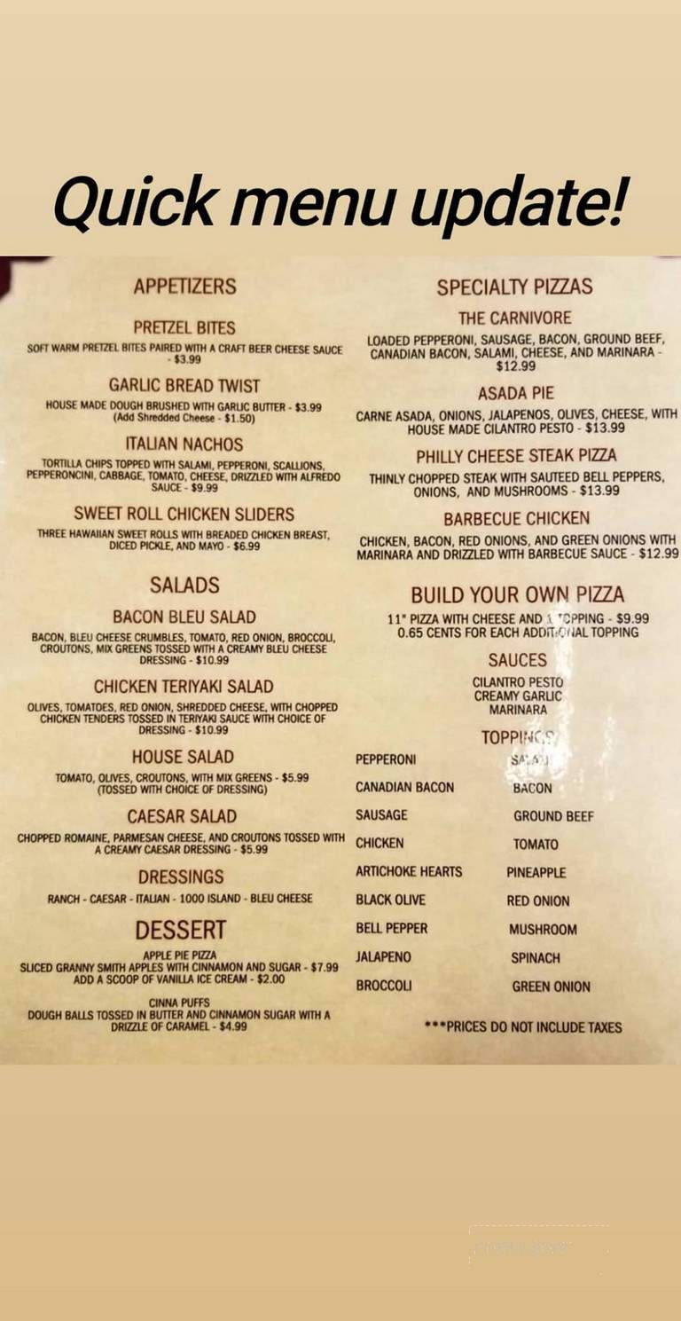 The Tap House Menu in Madera, CA Order Delivery & Reviews