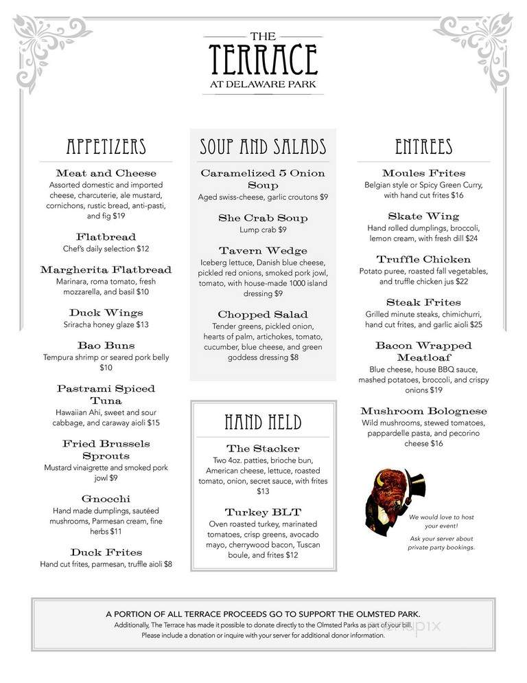 The Terrace - Buffalo, NY menu_pic