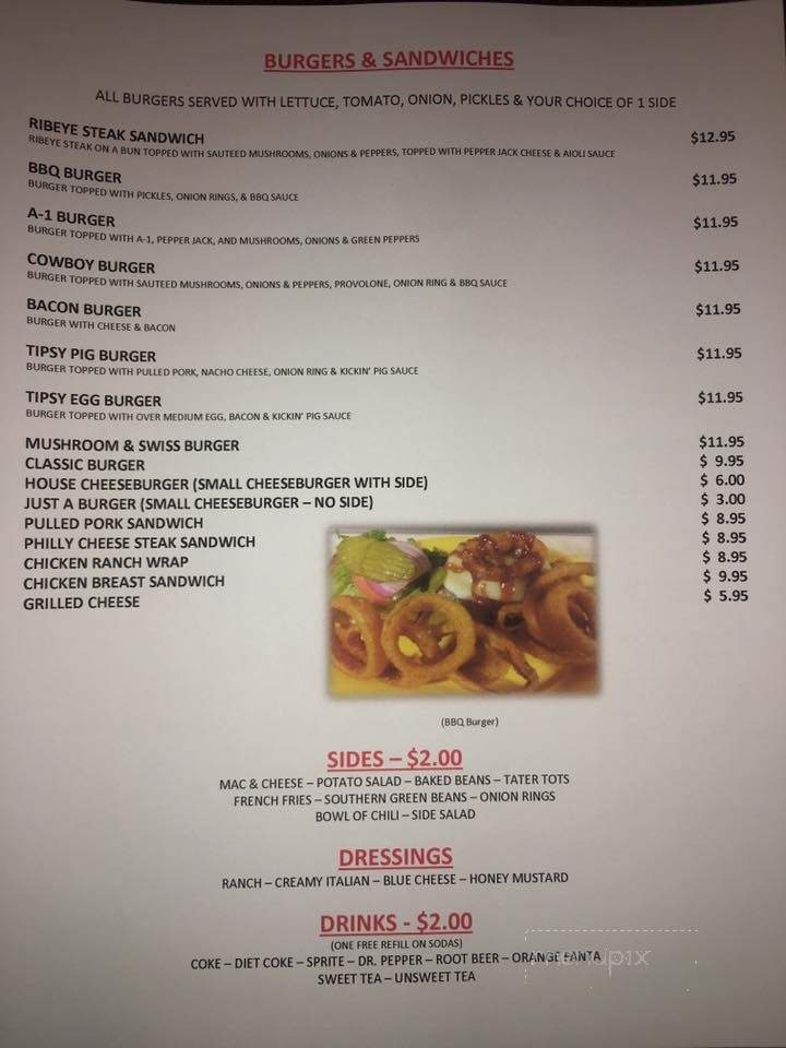 The Tipsy Pig - Fort Walton Beach, FL menu_pic