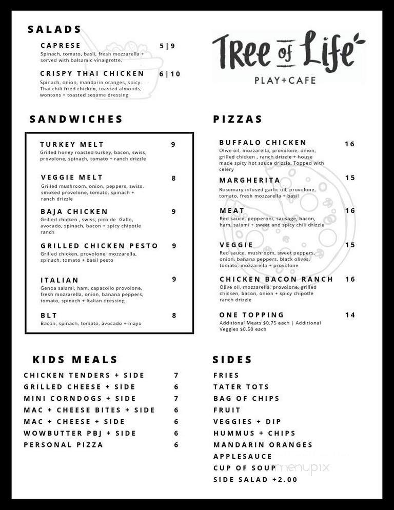 Tree of Life - Hilliard, OH menu_pic