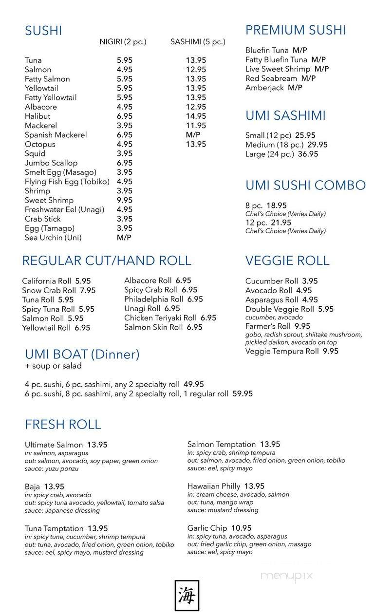 Umi Sushi & Sake - Bakersfield, CA