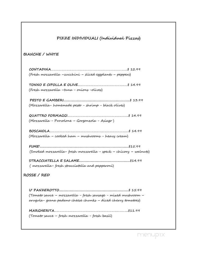 U'Panzerott - Horsham, PA menu_pic