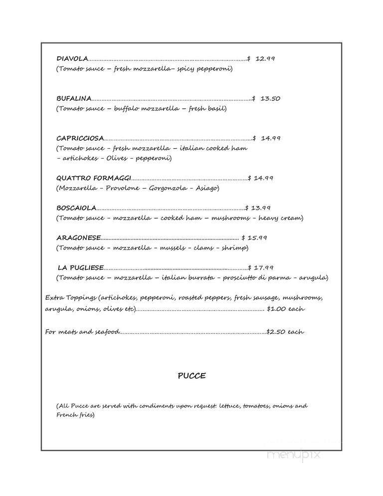 U'Panzerott - Horsham, PA menu_pic