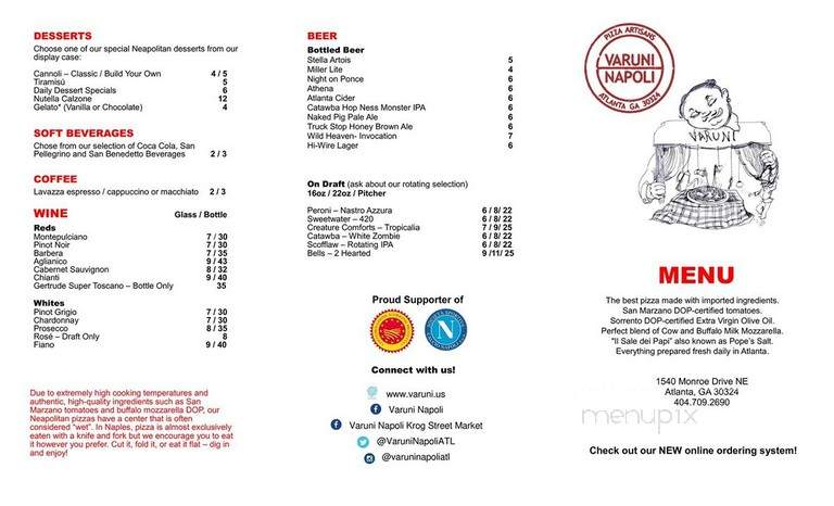 Varuni Napoli - Atlanta, GA menu_pic
