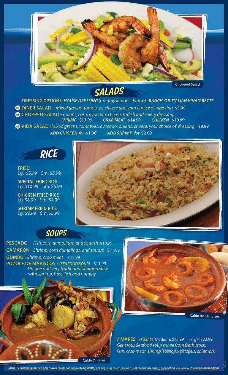 Vida Taqueria - Houston, TX menu_pic