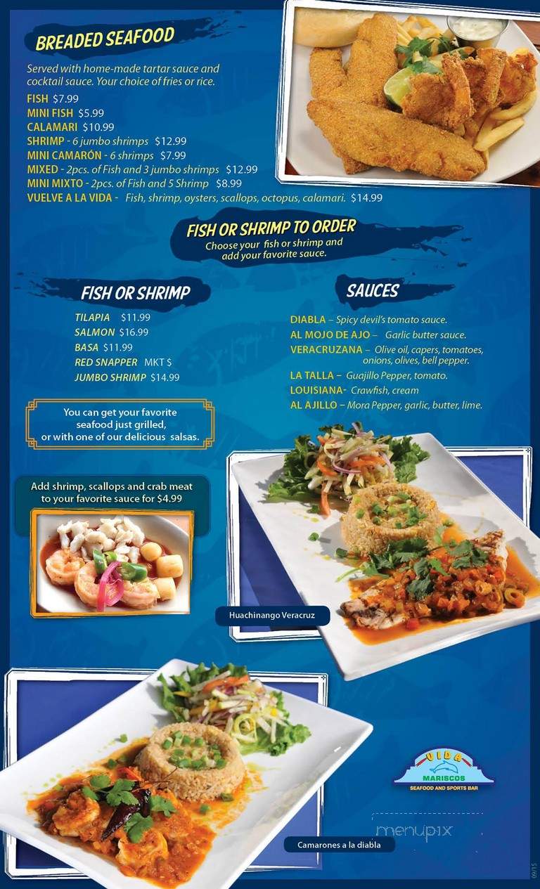 Vida Taqueria - Houston, TX menu_pic