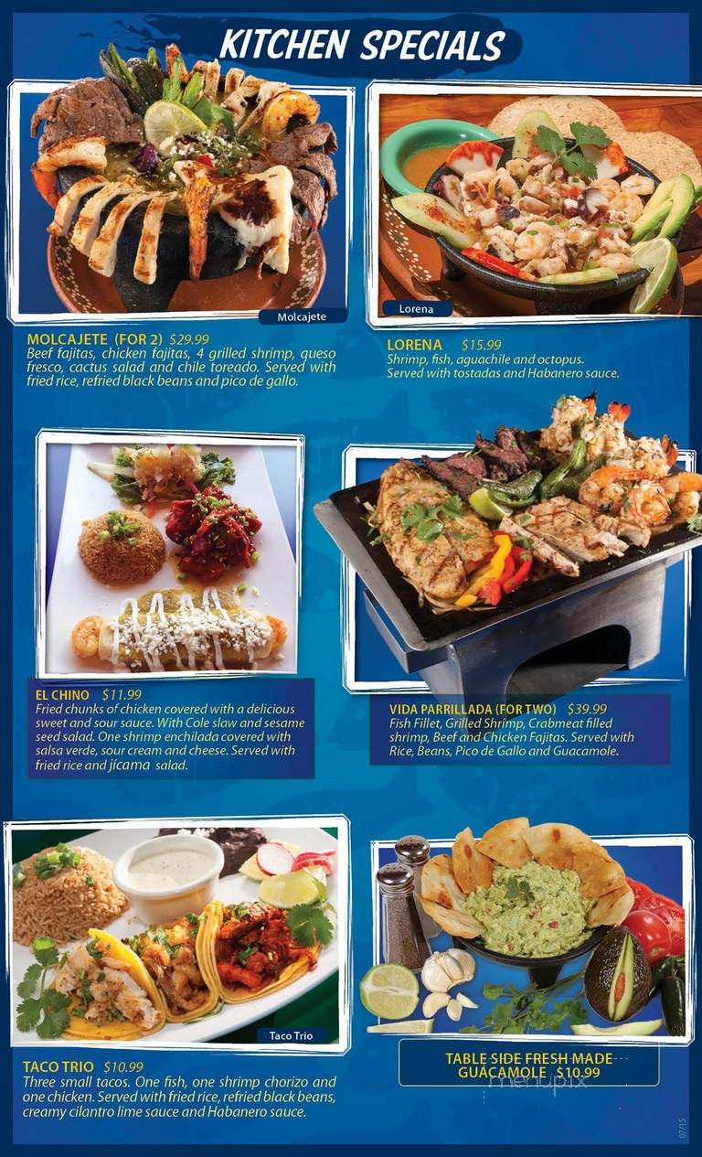 Vida Taqueria - Houston, TX menu_pic
