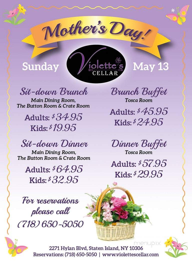 Violette's Cellar - Staten Island, NY menu_pic