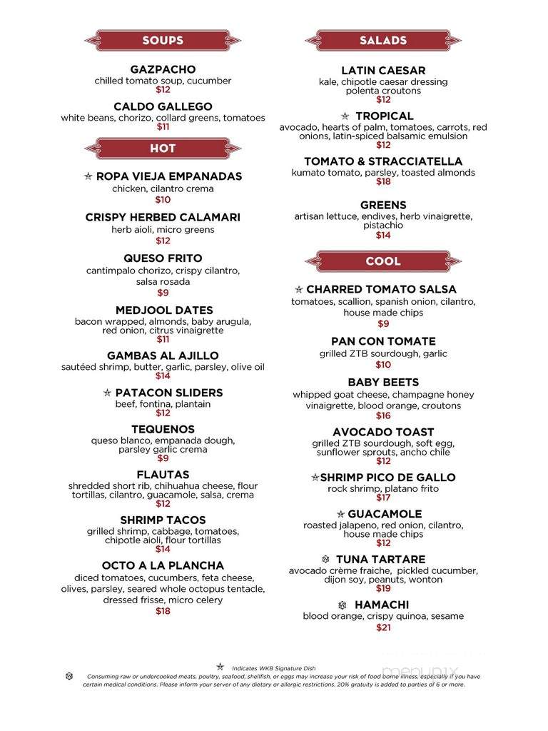 Wynwood Station - Miami, FL menu_pic
