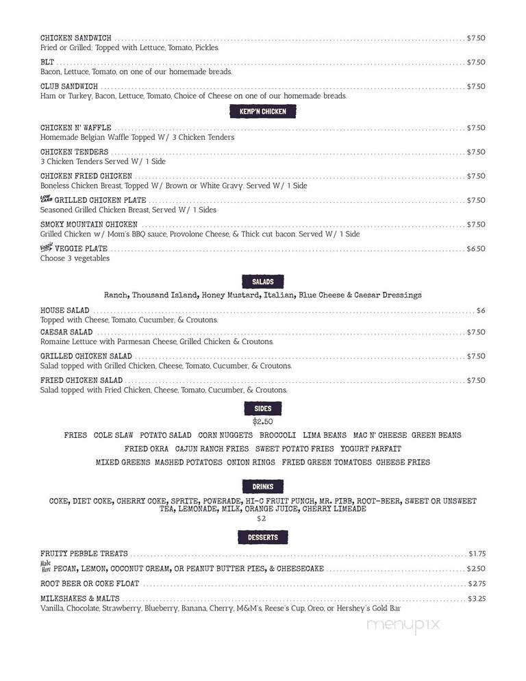 Yard Birds Chicken Company - Birmingham, AL menu_pic