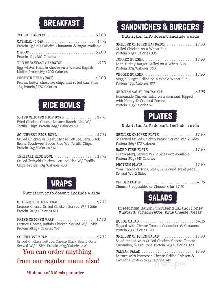 Yard Birds Chicken Company - Birmingham, AL menu_pic