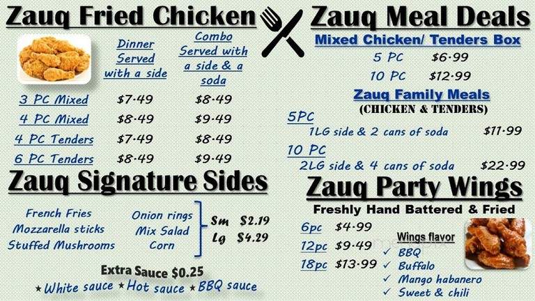 Zauq Halal Kitchen - Woodlawn, MD