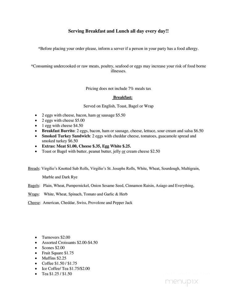 The Village Market - Vaughan, ON menu_pic