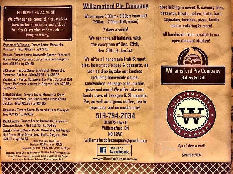Williamsford Pie - Williamsford, ON menu_pic