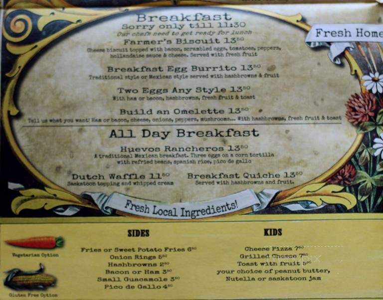 Saskatoon Farm at The Calgary Farmers Market - Calgary, AB menu_pic
