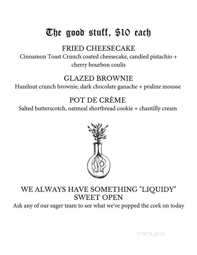 East of Grafton Tavern - Halifax, NS menu_pic