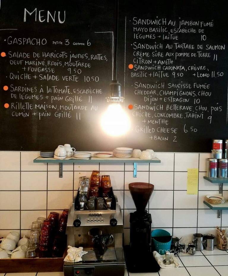 Sainte-Cecile Epicerie - Montreal, QC menu_pic