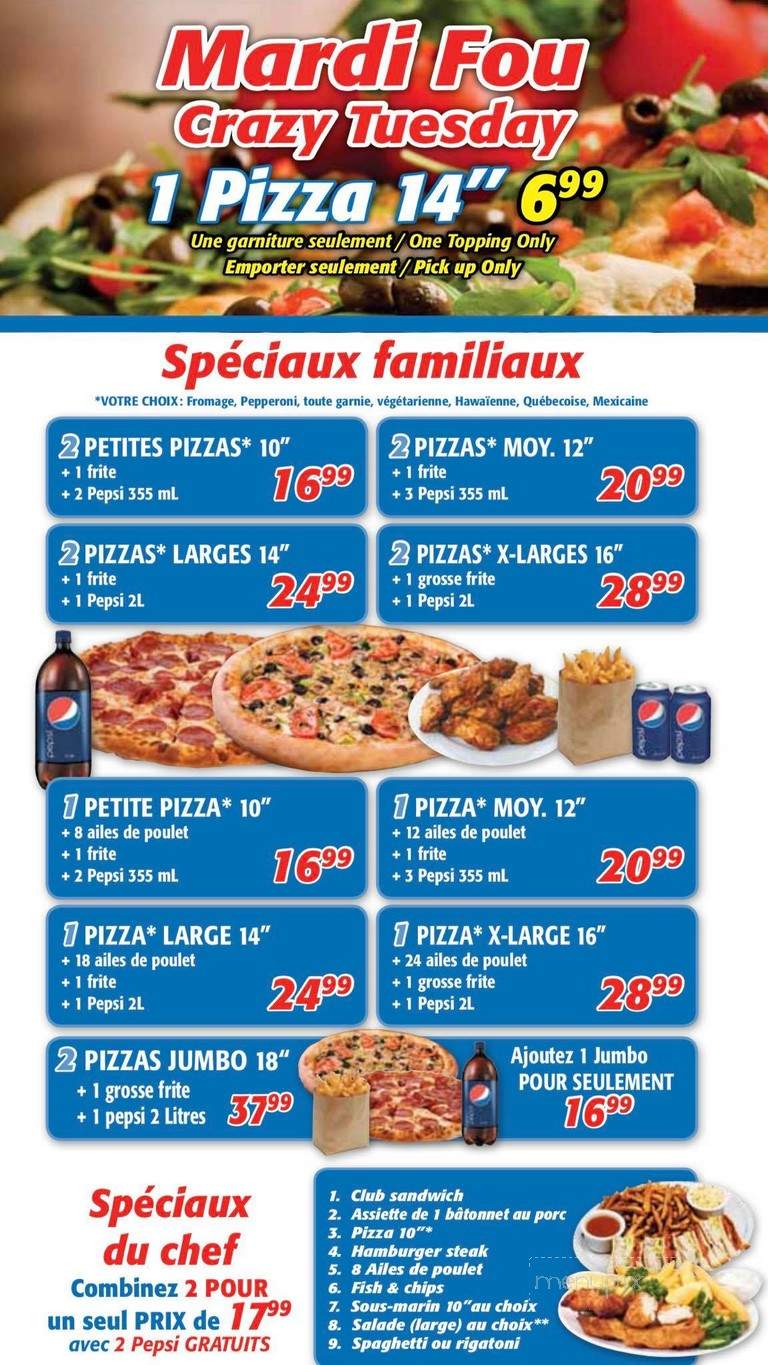 Mario's Pizzeria - Saint-Laurent, QC