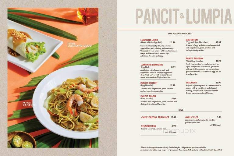 Max Restaurant - Calgary, AB menu_pic