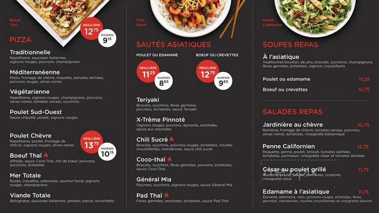Mia Pasta - Saint-Hyacinthe, QC menu_pic