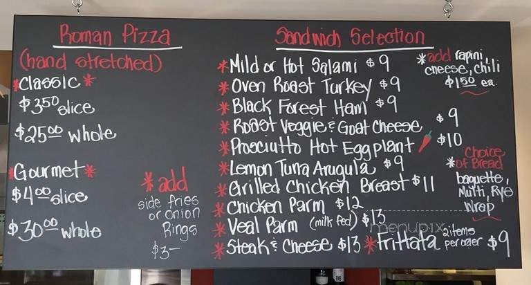 Caffe Gatti - St Catharines, ON menu_pic