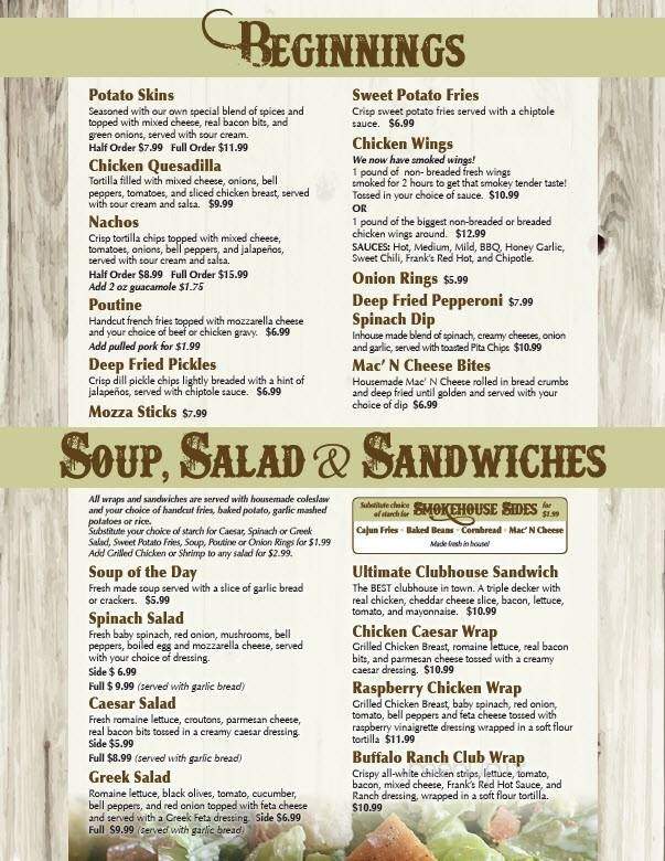 Belly Up BBQ & Grill - Truro, NS menu_pic
