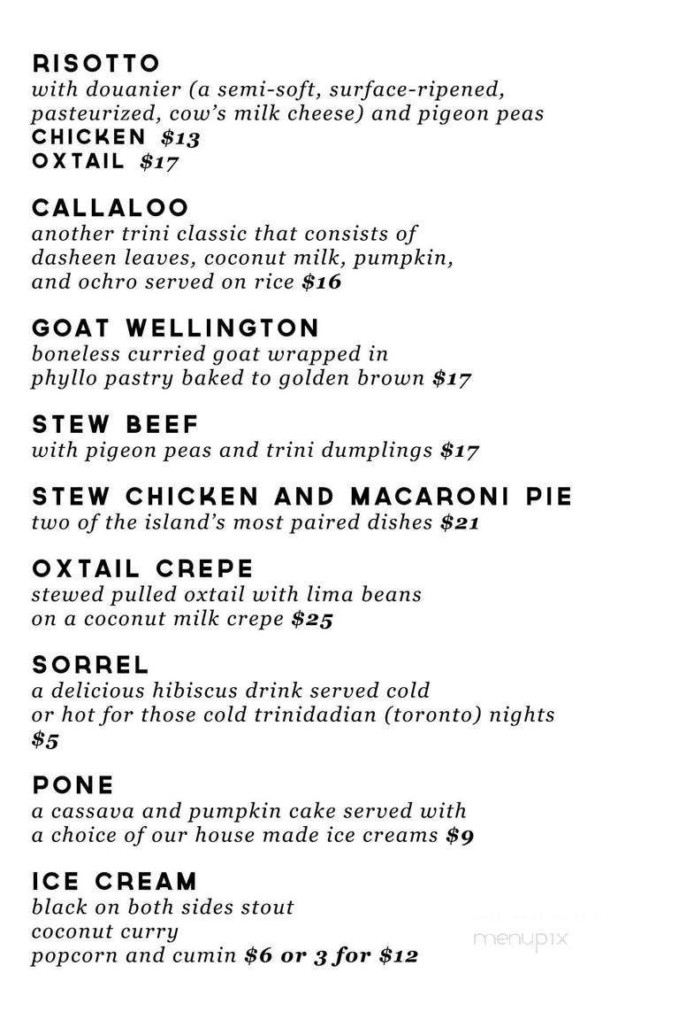 Laylow Brewery - Toronto, ON menu_pic