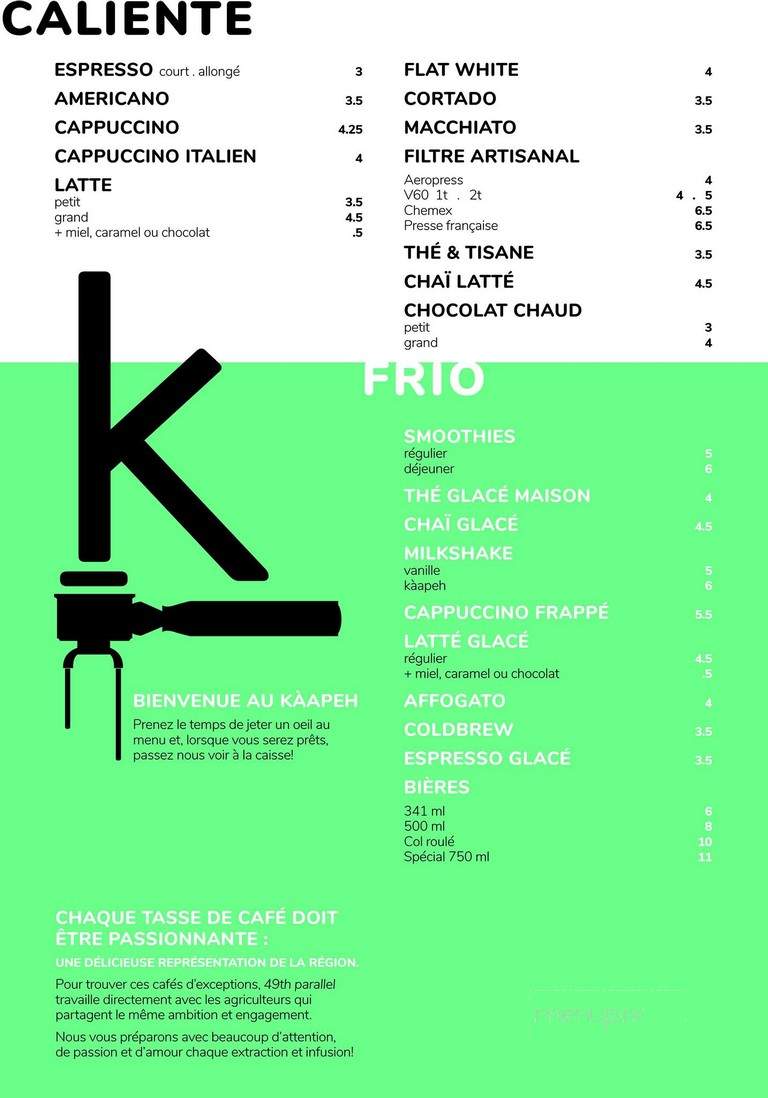 Bistro Kaapeh Espresso - Sherbrooke, QC