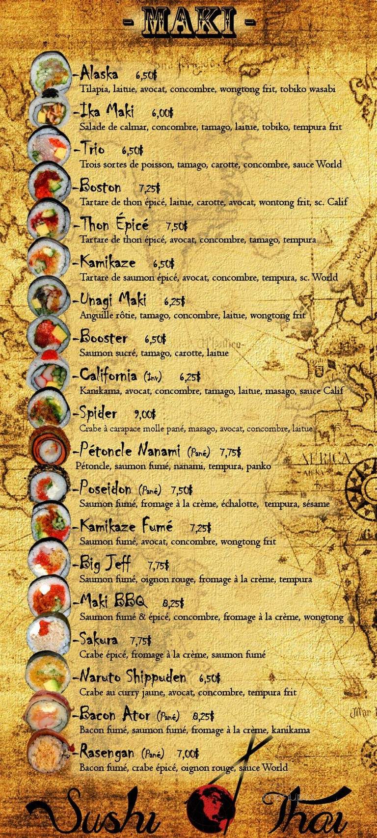 Sushi World Restaurant - Edmundston, NB menu_pic