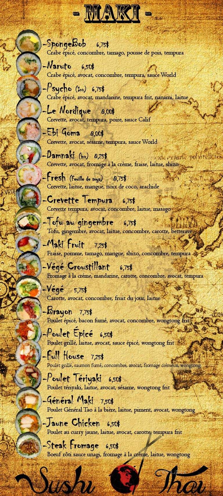 Sushi World Restaurant - Edmundston, NB menu_pic
