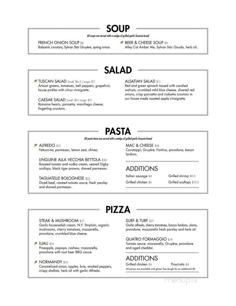 Boulevard Restaurant & Lounge - Red Deer, AB menu_pic