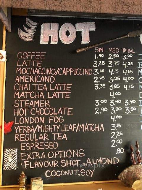 Tribal Connection Market - Okotoks, AB menu_pic