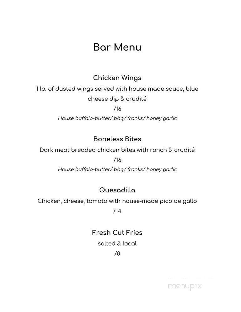 The Edge Wine Bar & Grille - Orangeville, ON menu_pic