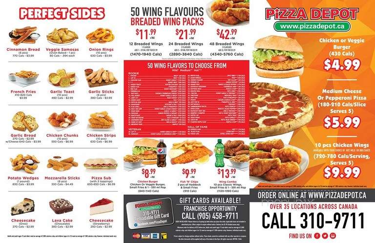 Pizza Depot - Toronto, ON menu_pic