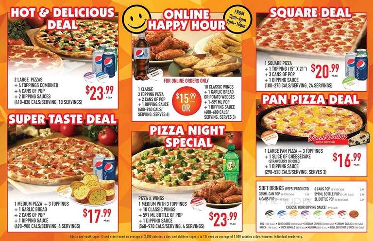 Pizza Depot - Toronto, ON menu_pic