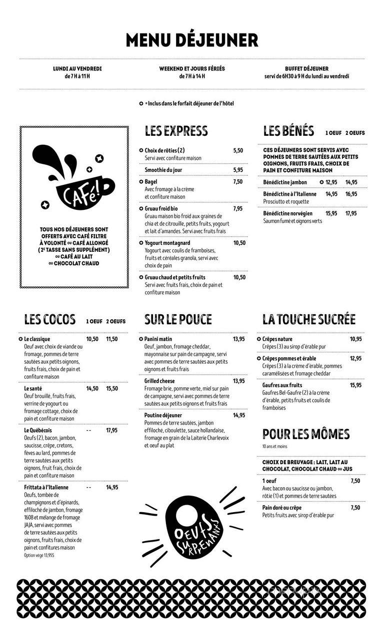 Jaja - Quebec City, QC menu_pic