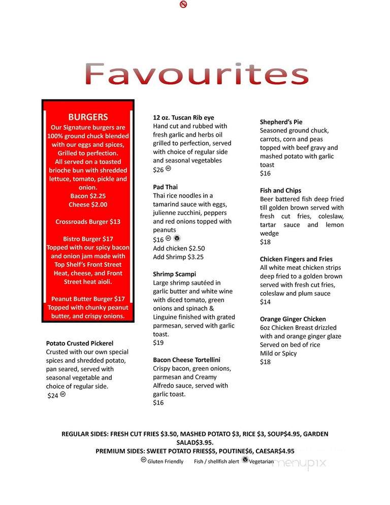 Crossroads - Point Edward, ON menu_pic
