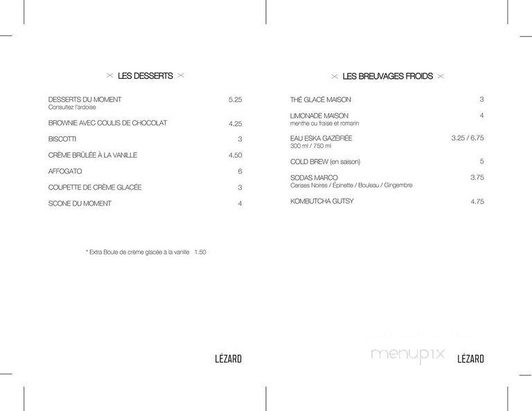 Buffet La Bonne Carte - Montreal, QC menu_pic