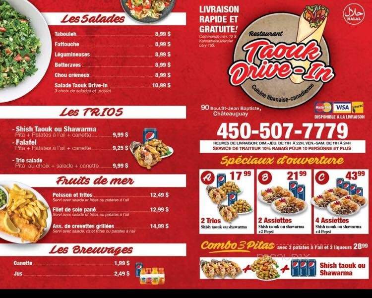 Pizza Taouk - Quebec City, QC