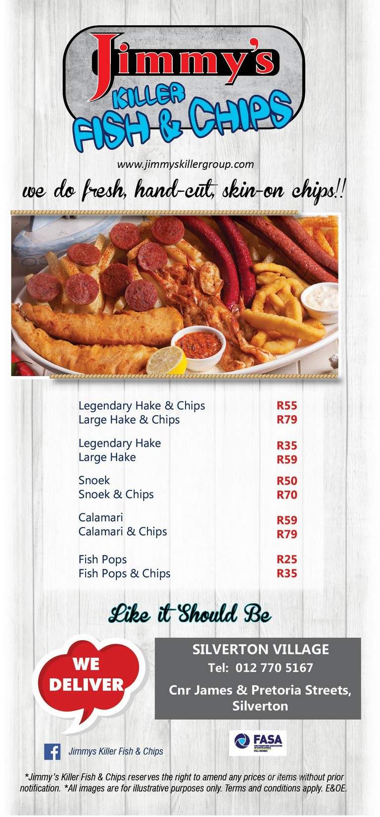 Jimmy's Fish and Chips - Barrie, ON menu_pic