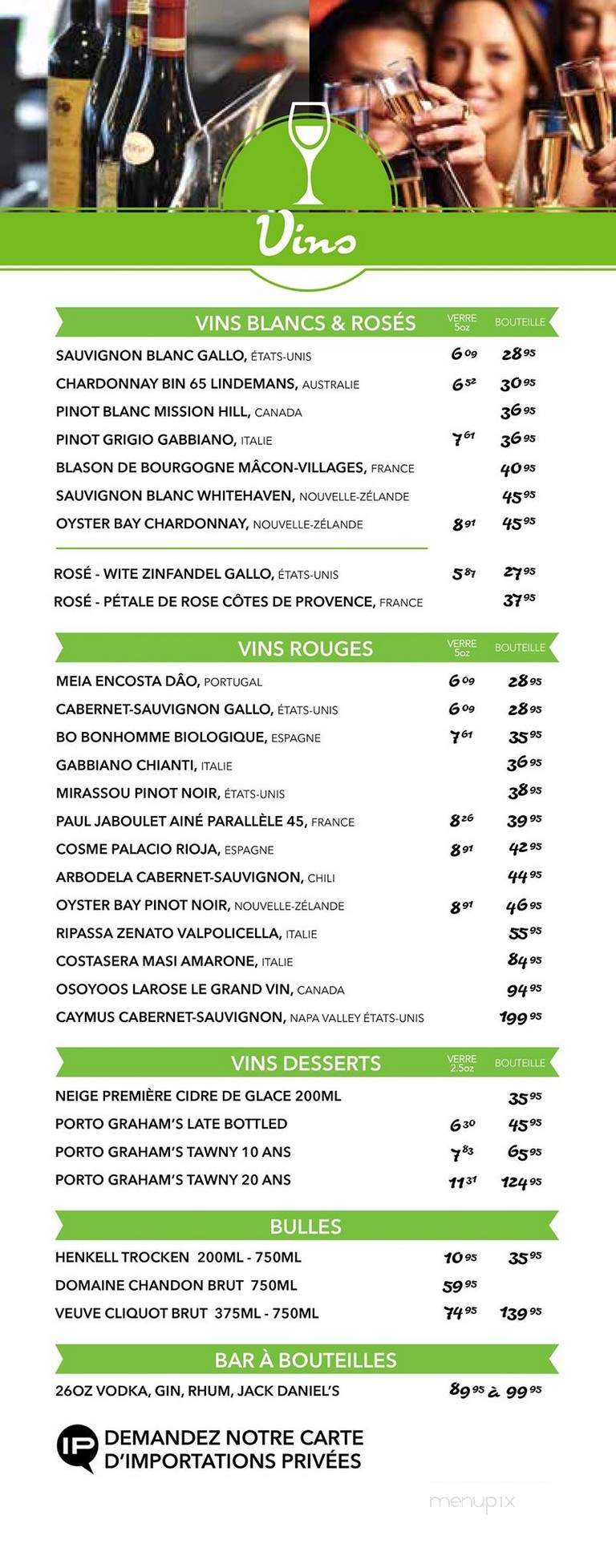 Symposium - Riviere-du-Loup, QC menu_pic