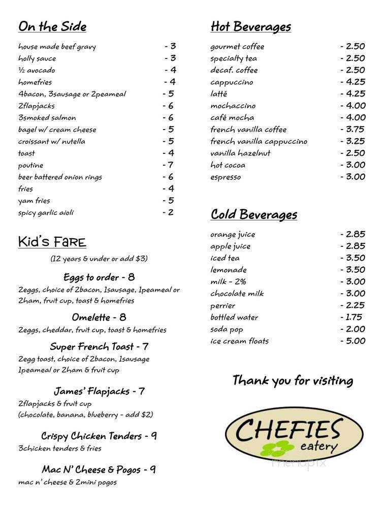 Chefies Eatery - Holland Landing, ON