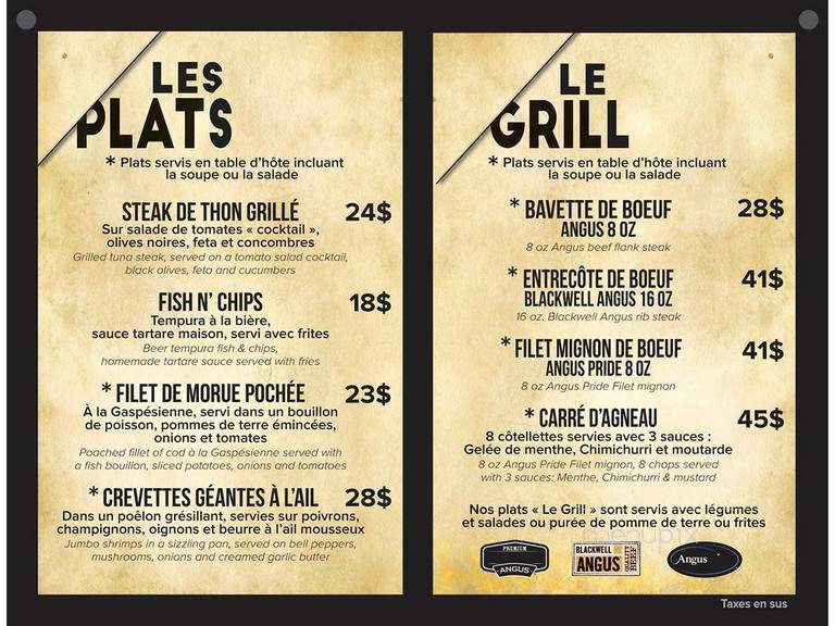 Rebel - Montreal, QC menu_pic