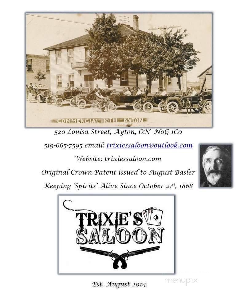 Trixies Saloon - Ayton, ON