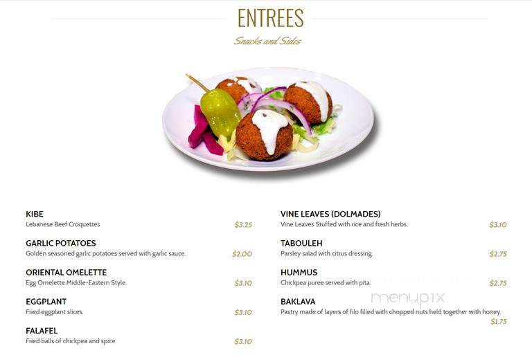 Boustan - Montreal, QC menu_pic