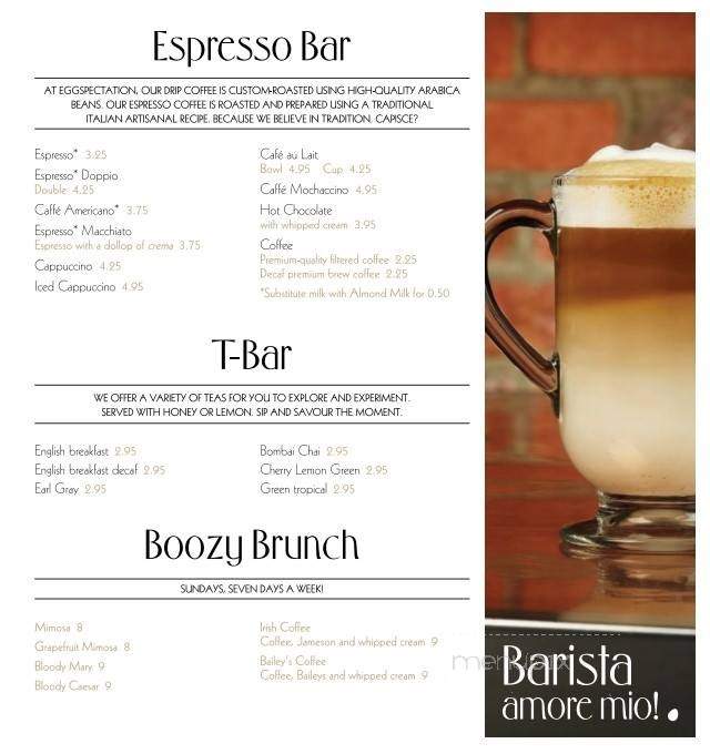 Eggspectation - Longueuil, QC menu_pic