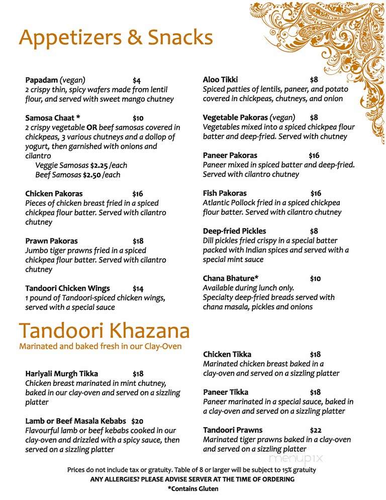 Nandi's Flavours of India - Kamloops, BC