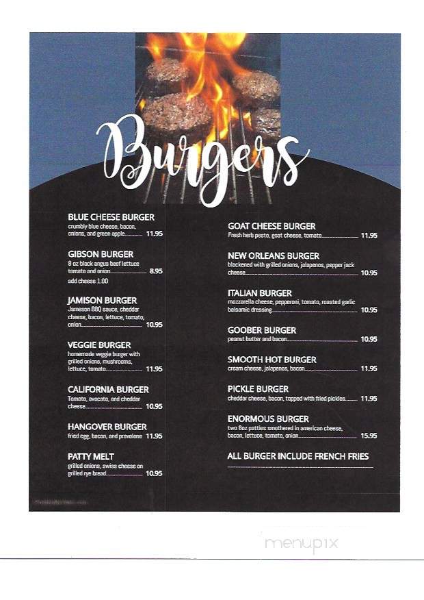 Gibson's Restaurant - Napanee, ON menu_pic